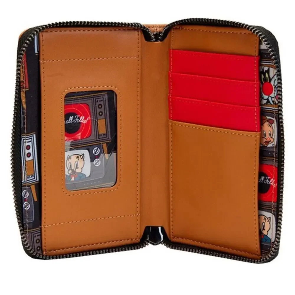Loungefly Looney Tunes That’s All Folks Zip Around Wallet